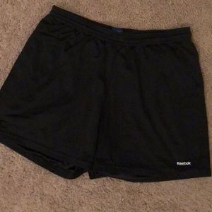 Drawstring black Reebok shorts!